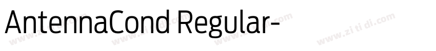 AntennaCond Regular字体转换